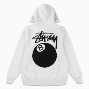 Stussy 8 Ball Hoodie - Gray