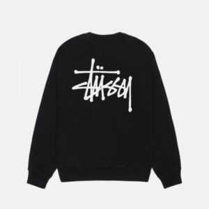 Stussy Basic Crew Sweatshirt - Black