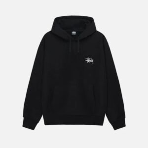 Basic Stussy Hoodie - Black