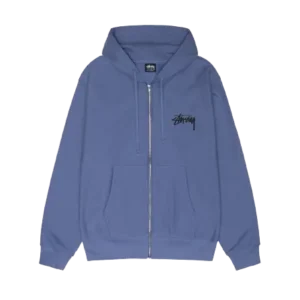 Stussy Zip-Up Hoodie - Blue